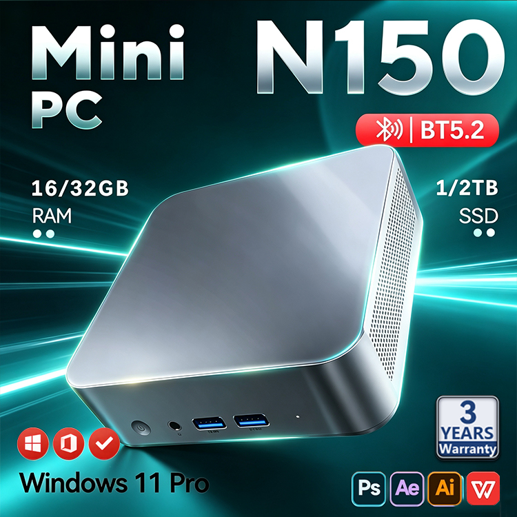 Pc Gaming Ram 32Gb - 2026 Intel N150 Mini PC Przenośny