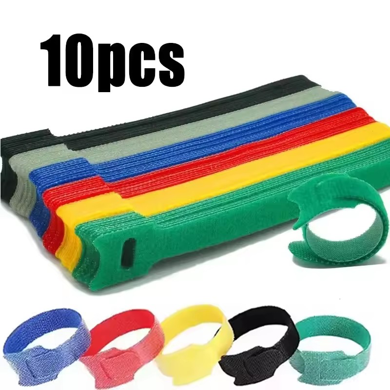 Cable Management Sleeve - 10-50 szt. Uniwersalne opaski kablowe, taśmy