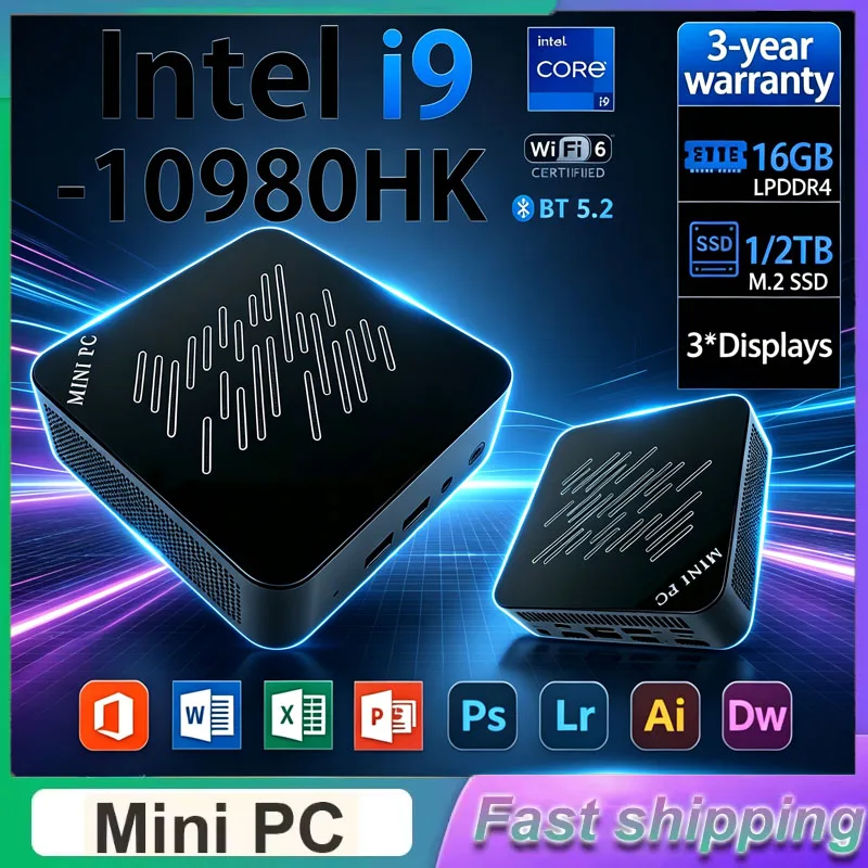 Pc Gaming Ram 32Gb - Mini Komputer Gamingowy 2026 Intel i9-10980HK