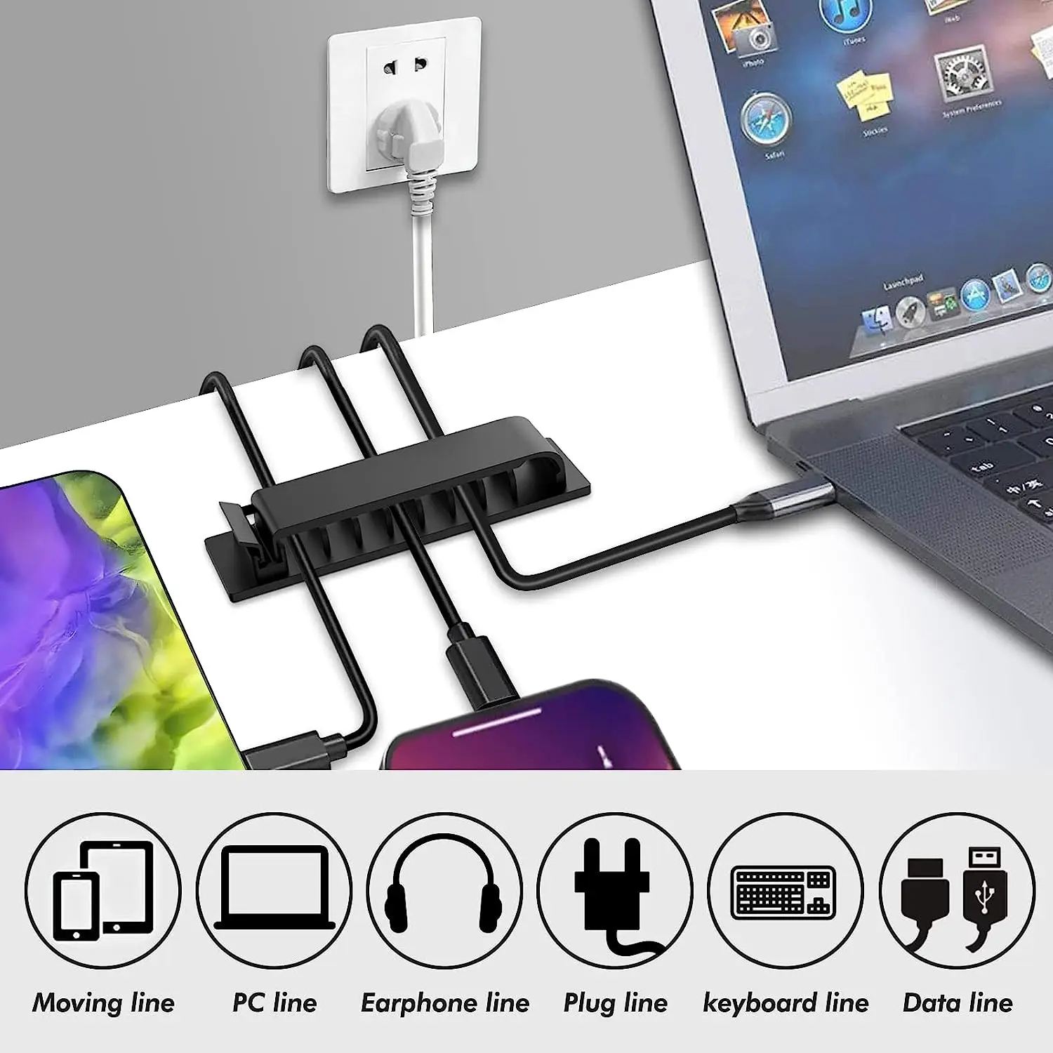Organizer Kabli Samoprzylepne  – Cable Management Sleeve recenzja i cena