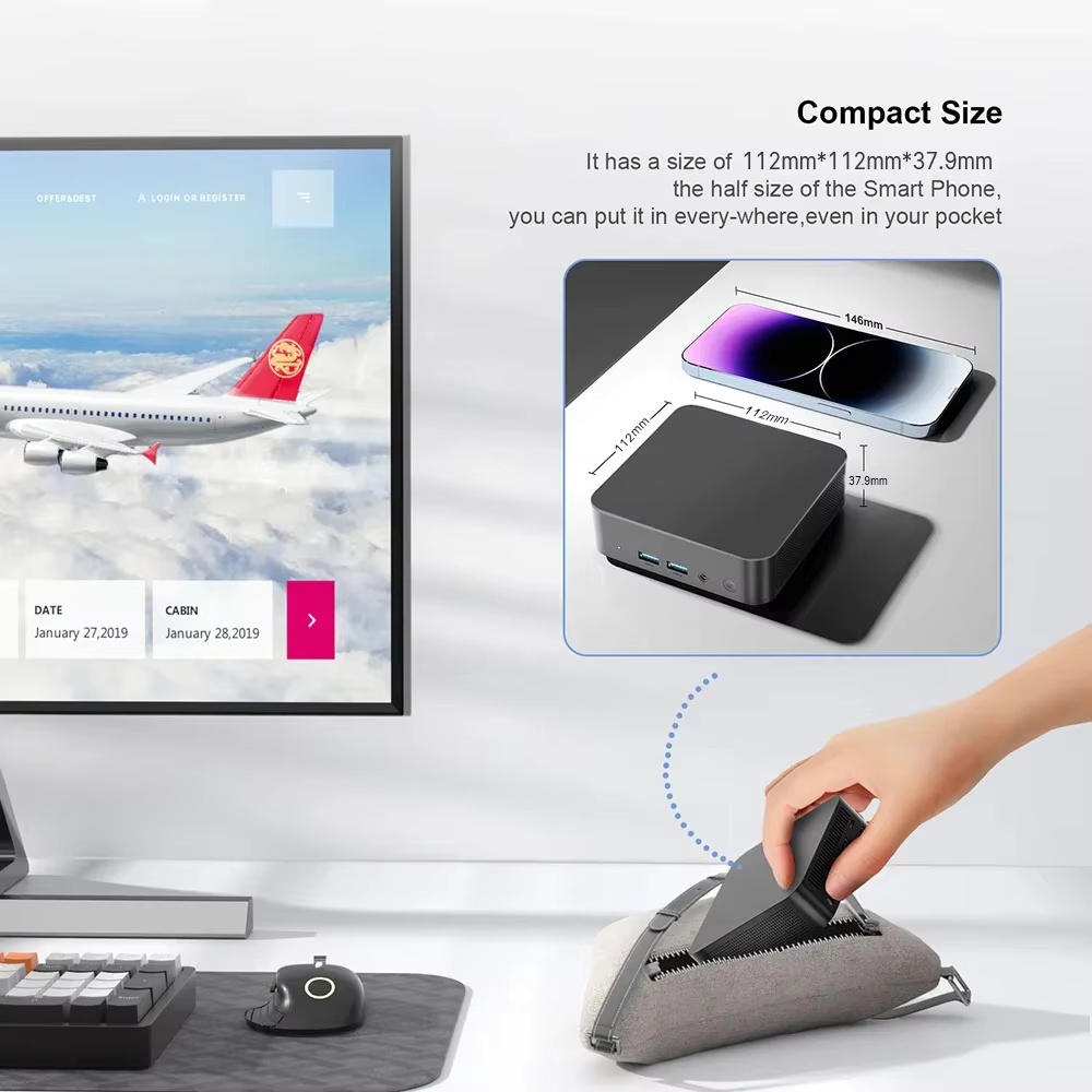 2026 Intel N150 Mini PC Przeno – Pc Gaming Ram 32Gb recenzja i cena