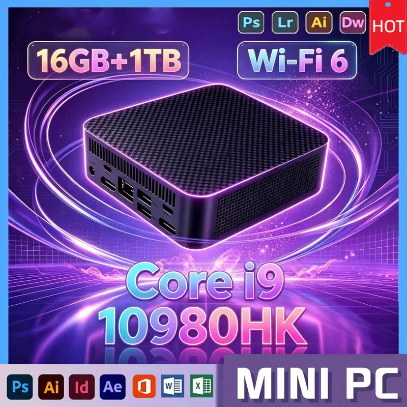 NOWY MINI PC Komputer Core I9  – Pc Gaming Ram 32Gb recenzja i cena