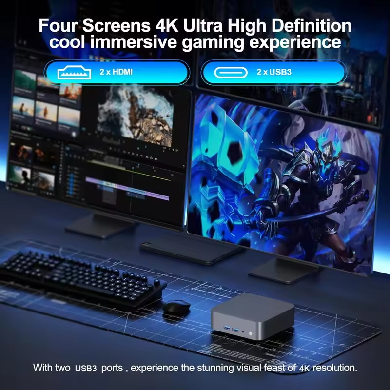 2026 Intel N150 Mini PC Przeno – Pc Gaming Ram 32Gb recenzja i cena